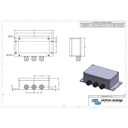 Victron Energy - 230V/50Hz Filax 2 Automatic Transfer Switch