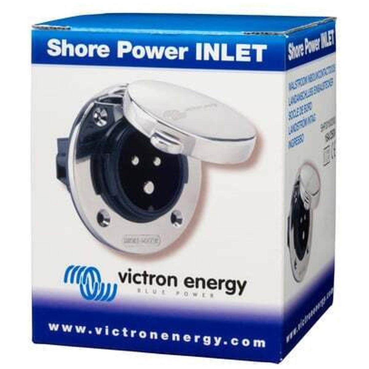 Victron Energy - 16A/250Vac CEE Stainless Steel Shore Power Inlet with Cover
