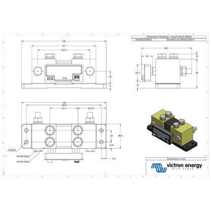 Victron Energy - 2000A - SmartShunt - Bluetooth Battery Monitor