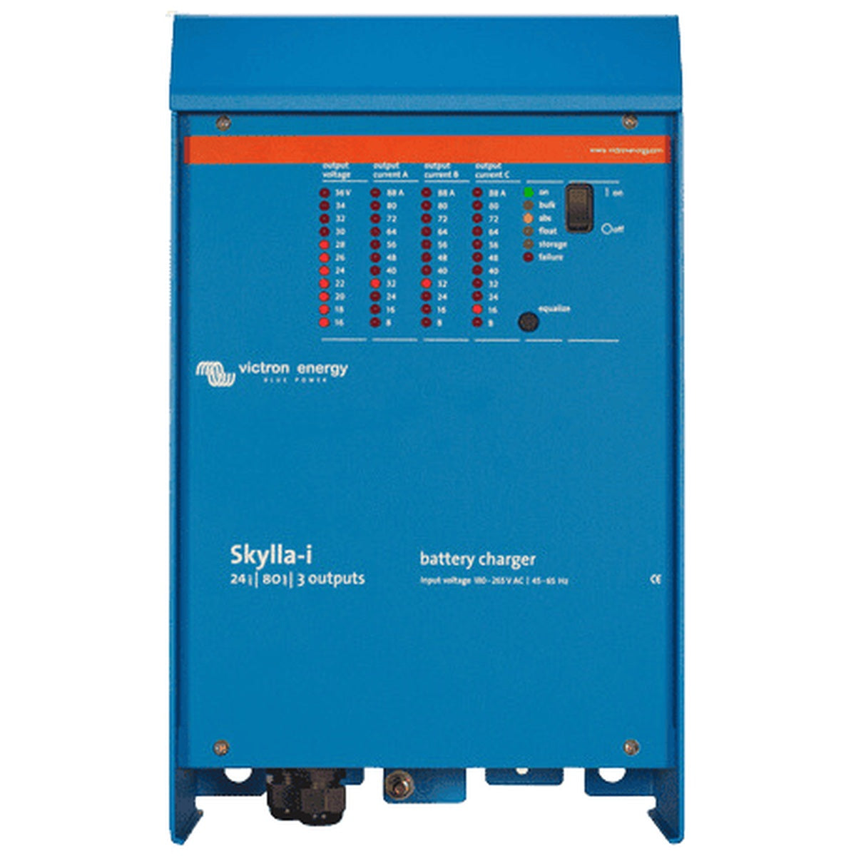 Victron Energy - 24V - 80A Skylla-i 24/80 (3) 230VAC/45-65Hz - Battery Charger