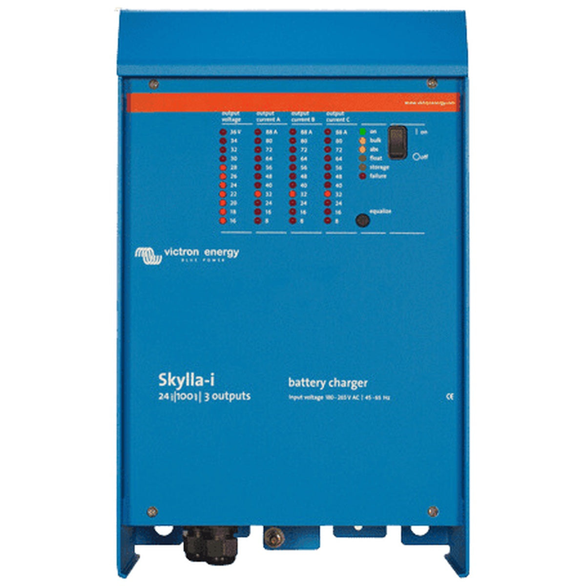 Victron Energy - 24V - 100A Skylla-i 24/100 (3) 230VAC/45-65Hz Battery Charger