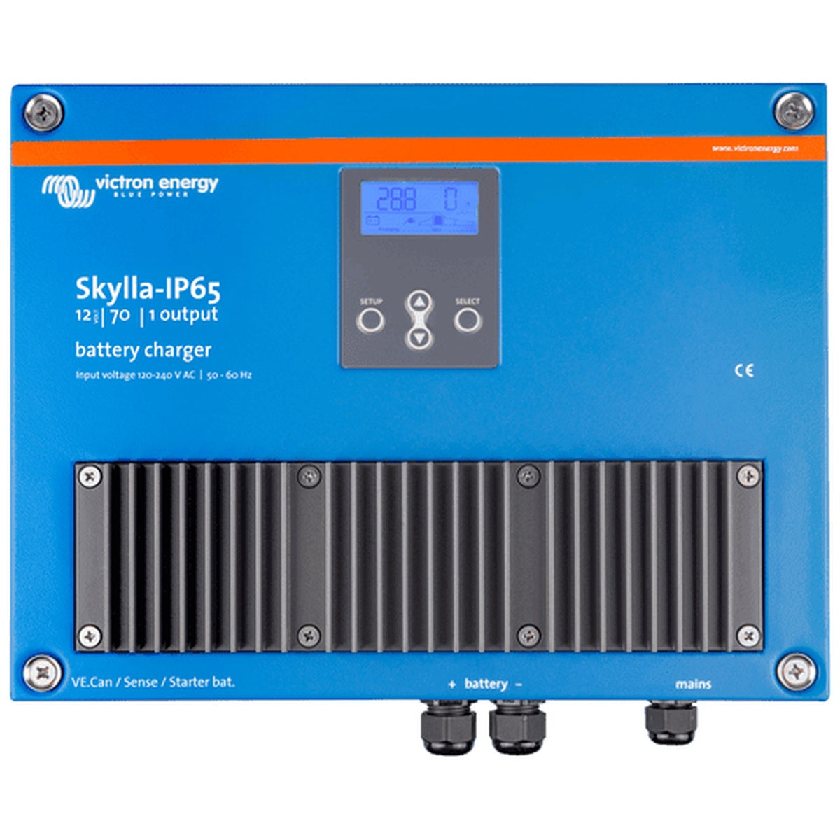 Victron Energy - 12V - 70A Skylla-IP65 12/70 (1+1) 120-240V - Battery Charger