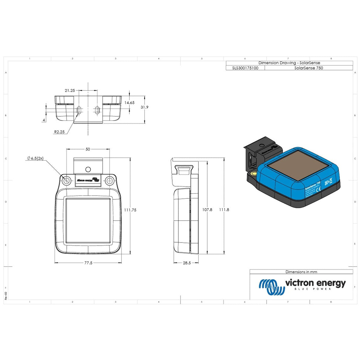 Victron Energy - SolarSense 750 Solar PV Monitor