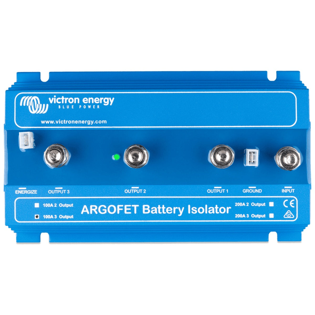 Victron Energy - 12/24V - Argofet 100-3 - Battery Isolator - 3 Batteries