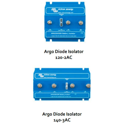 Victron Energy - 12/24V - Argodiode-140-3AC - Battery Isolator - 3 Batteries