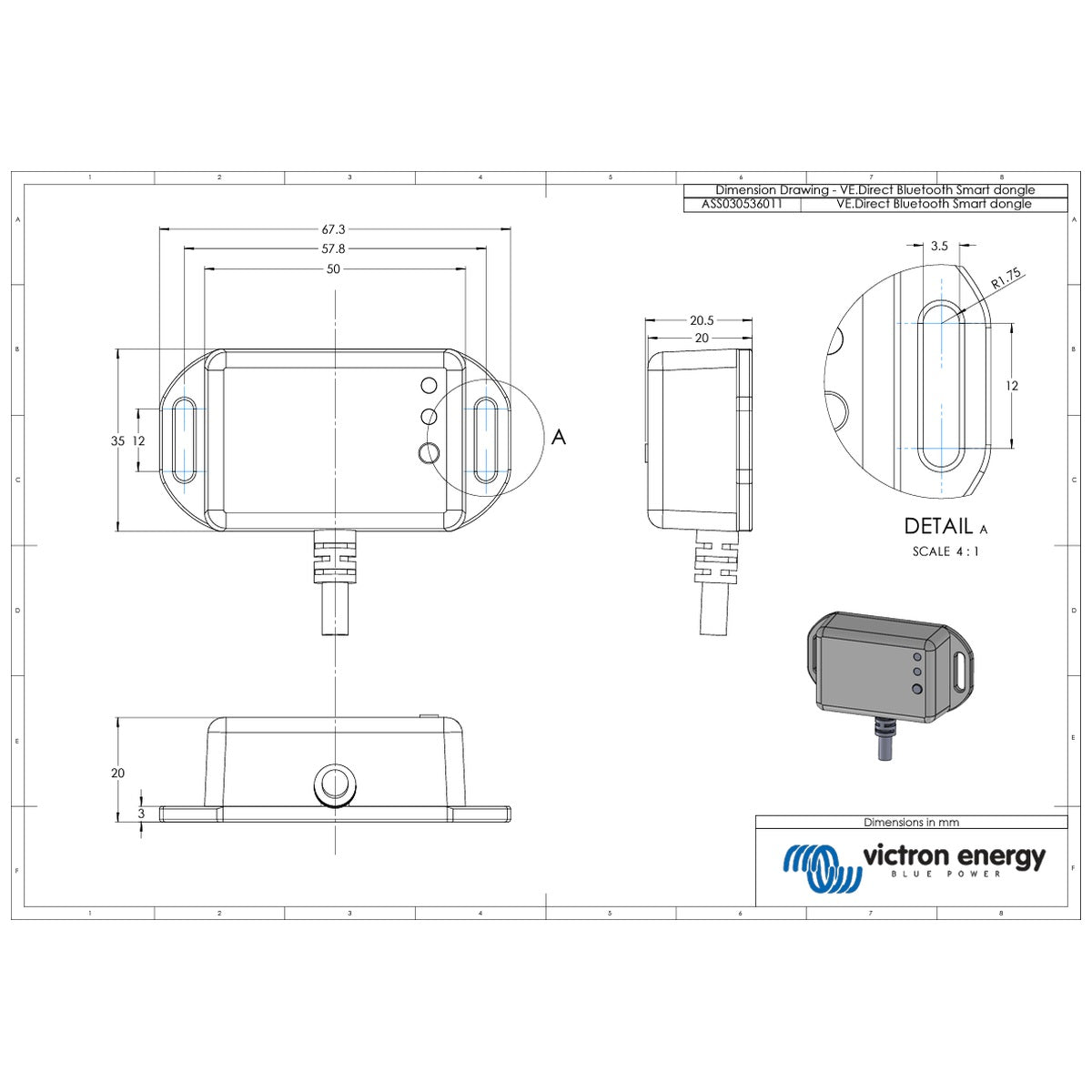 Victron Energy - VE.Direct Bluetooth Smart Dongle