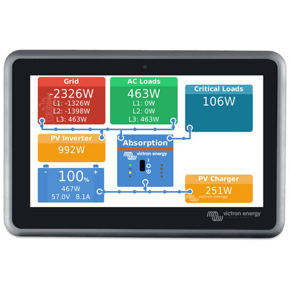 Victron Energy - Ekrano GX System Monitor & Control with 7-Inch Touchscreen