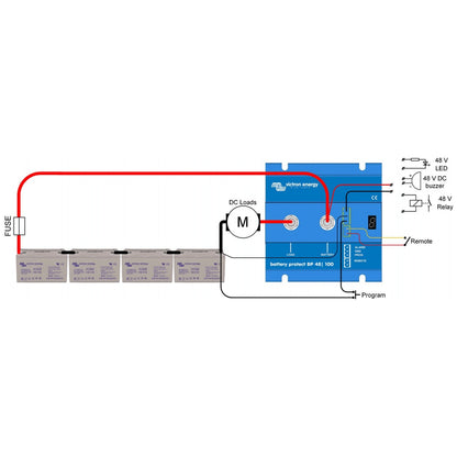 Victron Energy - 48V - 100A - BatteryProtect Low Voltage Disconnect