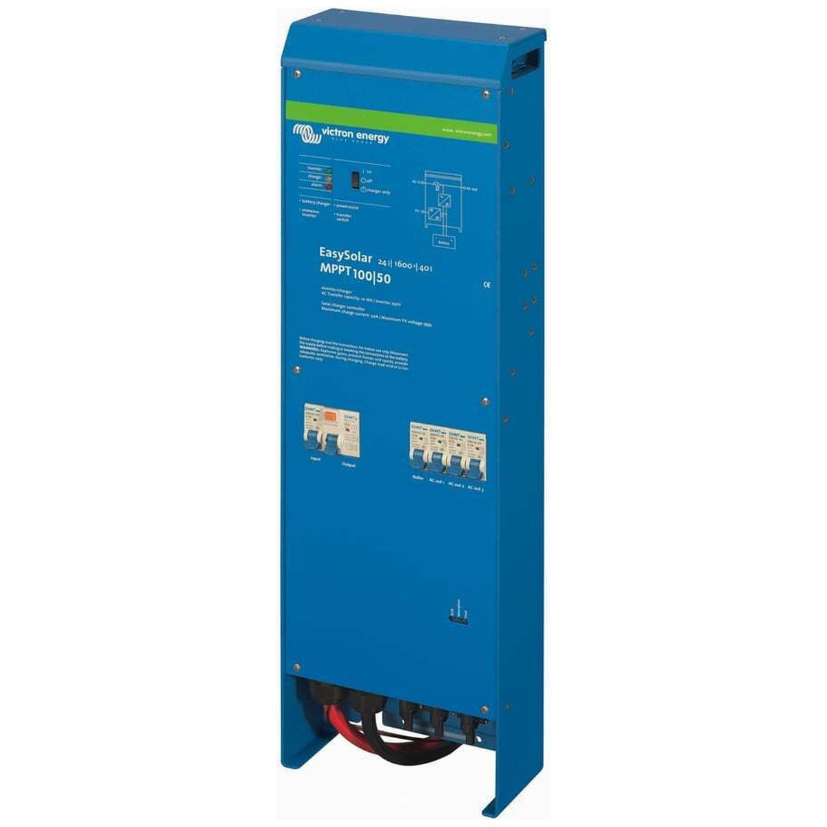 Victron Energy - 24V - 1600VA EasySolar 24/1600/40-16 - Inverter/Charger/MPPT 100/50