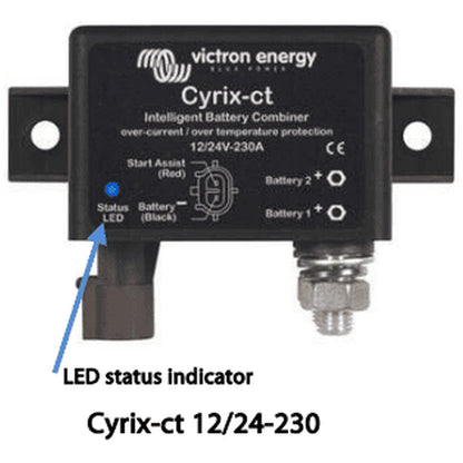 Victron Energy - 12/24V - Cyrix-ct Intelligent Battery Combiner 12/24V-230A VSR