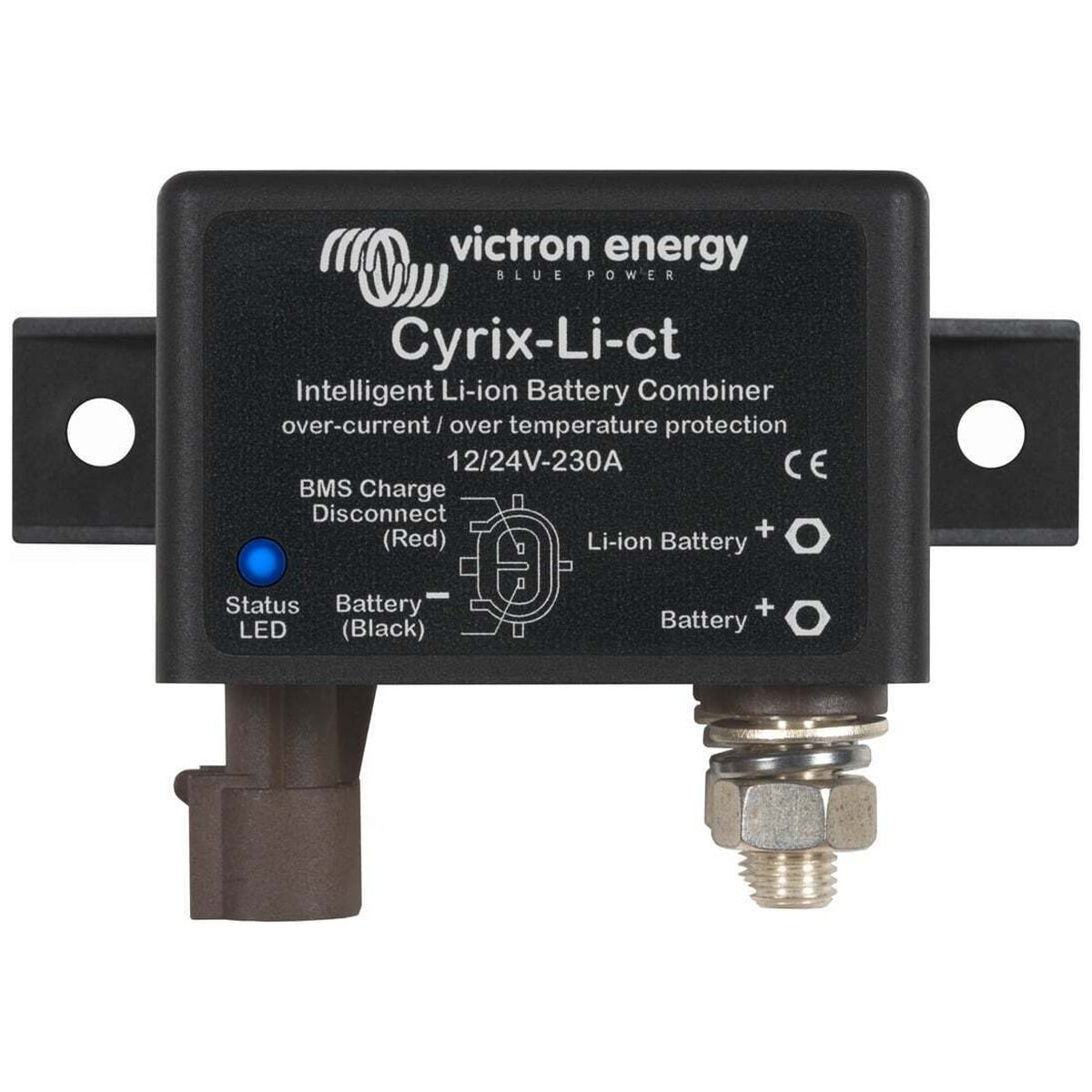 Victron Energy - 12/24V - Cyrix-Li-ct Intelligent Li-Ion Battery Combiner 12/24V-230A VSR