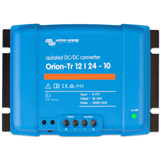 Victron Energy - 12V to 24V - Orion-Tr - 12/24-10A - Isolated DC-DC Converter