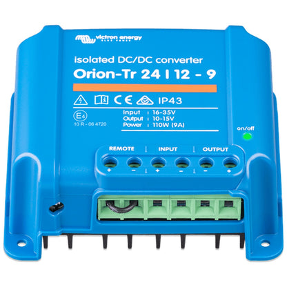 Victron Energy - 24V to 12V - Orion-Tr - 24/12-9A - Isolated DC-DC Converter