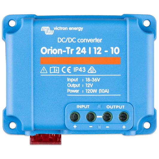 Victron Energy - 24V to 12V - Orion-Tr - 24/12-10A - Non-Isolated DC-DC Converter