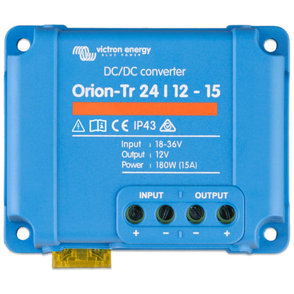 Victron Energy - 24V to 12V - Orion-Tr - 24/12-15A - Non-Isolated DC-DC Converter