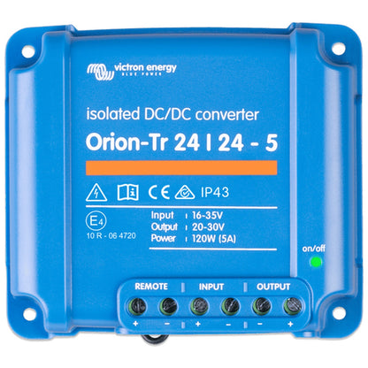 Victron Energy - 24V to 24V - Orion-Tr - 24/24-5A - Isolated DC-DC Converter