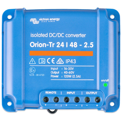 Victron Energy - 24V to 48V - Orion-Tr - 24/48-2.5A - Isolated DC-DC Converter