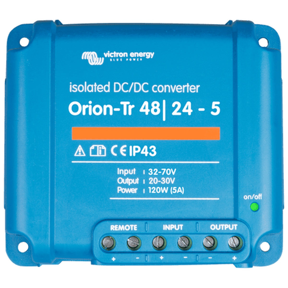 Victron Energy - 48V to 24V - Orion-Tr - 48/24-5A - Isolated DC-DC Converter