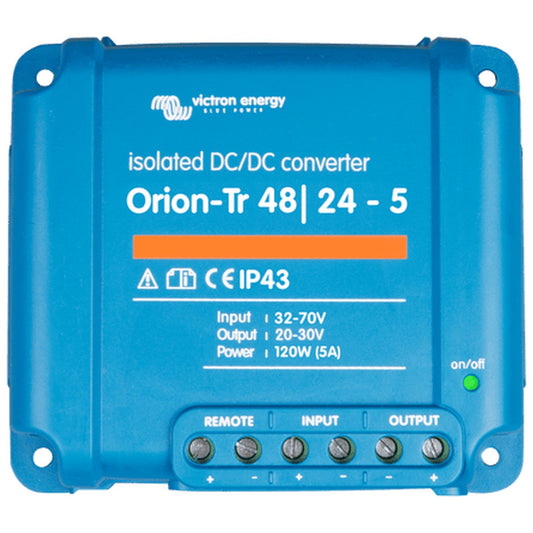 Victron Energy - 48V to 24V - Orion-Tr - 48/24-5A - Isolated DC-DC Converter