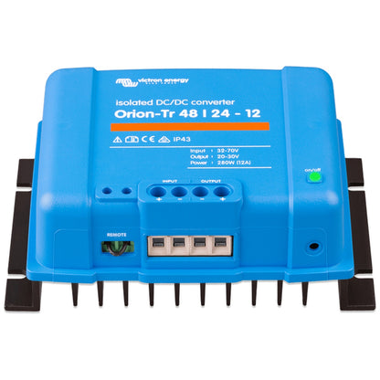 Victron Energy - 48V to 24V - Orion-Tr - 48/24-12A - Isolated DC-DC Converter