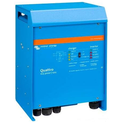 Victron Energy - 12V - 3000VA Quattro 12/3000/120-50/50 - Inverter/Charger