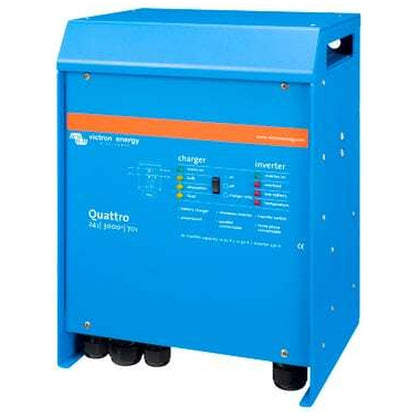 Victron Energy - 24V - 3000VA Quattro 24/3000/70-50/50 Inverter/Charger