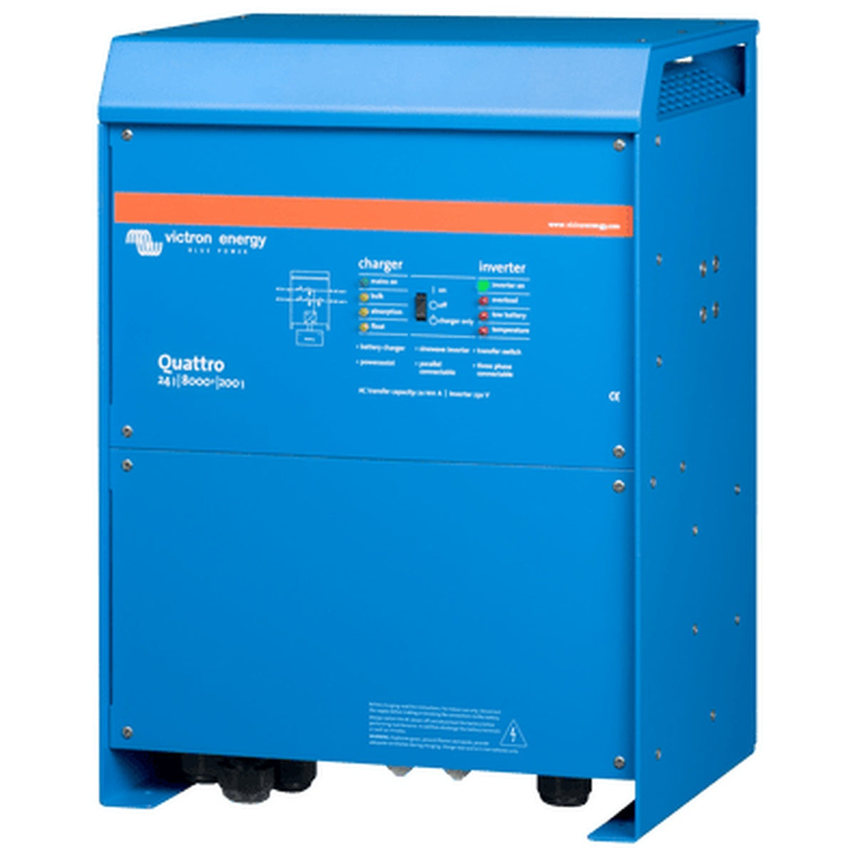 Victron Energy - 48V - 8000VA Quattro 48/8000/110-100/100 - Inverter/Charger