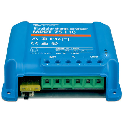 Victron Energy - 12/24V - 75/10 - BlueSolar MPPT Non-Bluetooth - Solar Charge Controller