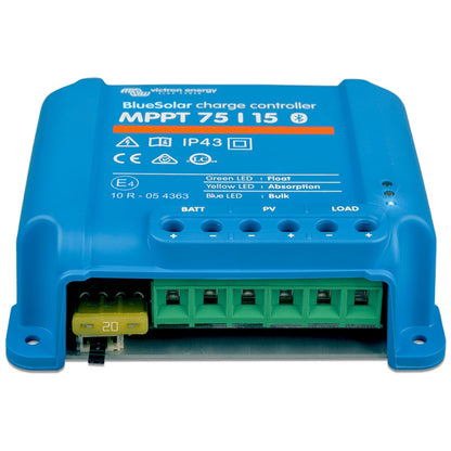 Victron Energy - 12/24V - 75/15 - BlueSolar MPPT Non-Bluetooth - Solar Charge Controller