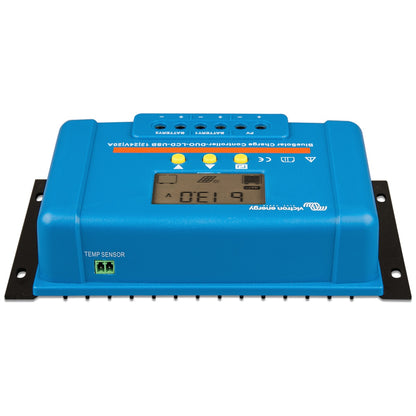 Victron Energy - 12/24V - 20A - BlueSolar PWM - LCD & USB (DUO Dual Battery) - Solar Charge Controller