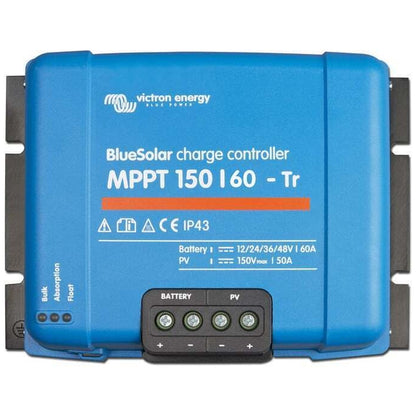 Victron Energy - 12/24/48V - BlueSolar MPPT 150/60-Tr - Non-Bluetooth - Solar Charge Controller