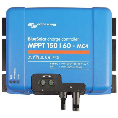 Victron Energy - 12/24/48V - BlueSolar MPPT 150/60-MC4 - Non-Bluetooth - Solar Charge Controller
