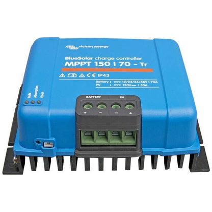 Victron Energy - 12/24/48V - BlueSolar MPPT 150/70-Tr - Non-Bluetooth - Solar Charge Controller