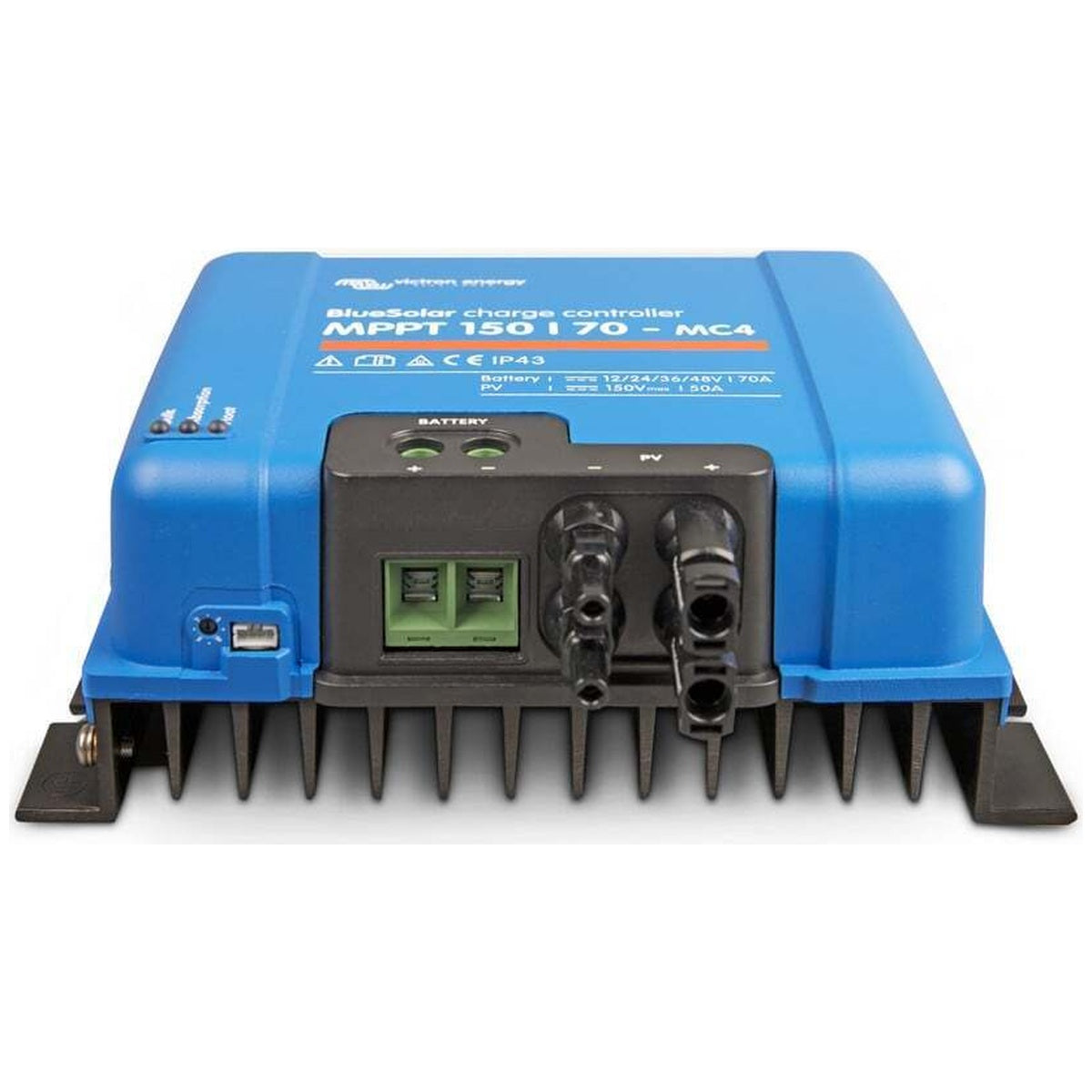 Victron Energy - 12/24/48V - BlueSolar MPPT 150/70-MC4 - Non-Bluetooth - Solar Charge Controller
