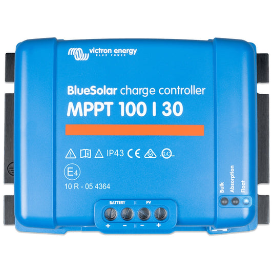 Victron Energy - 12/24V - 100/30 - BlueSolar MPPT Non-Bluetooth - Solar Charge Controller