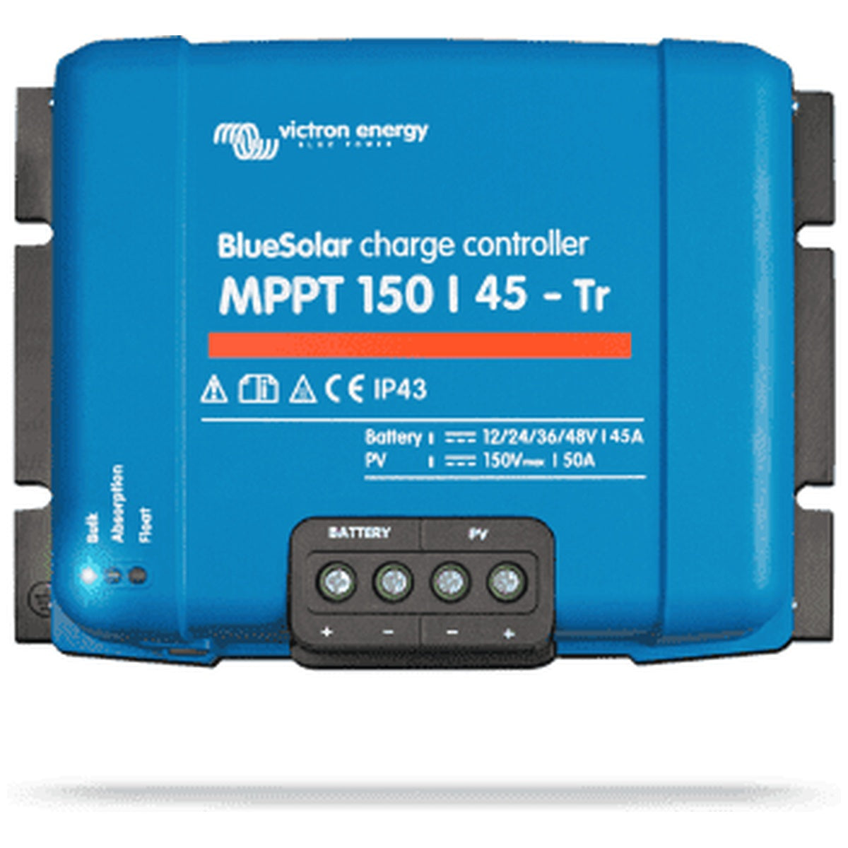 Victron Energy - 12/24/48V - BlueSolar MPPT 150/45-Tr - Non-Bluetooth - Solar Charge Controller