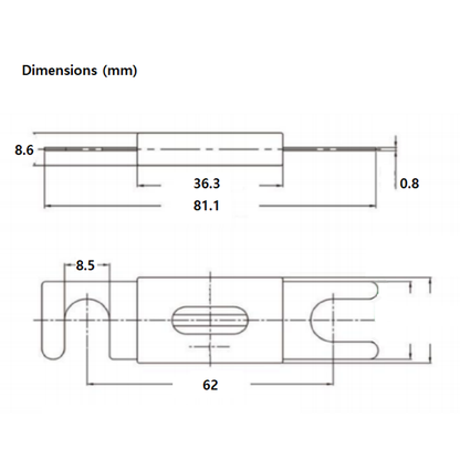 Exotronic - 40A - ANL Fuse (Pack of 5)