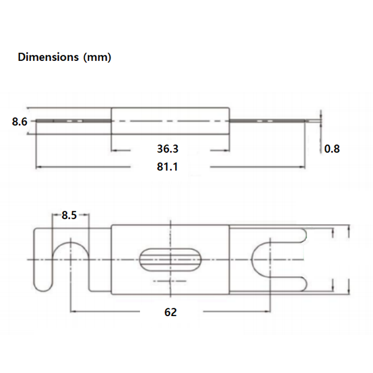 Exotronic - 400A - ANL Fuse (Pack of 50)