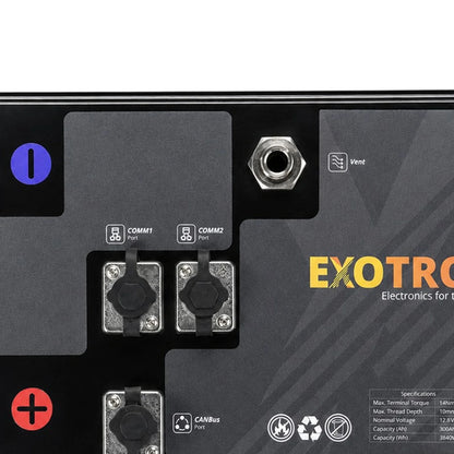 Exotronic - 12V - 300AH - Axion CANBus Bluetooth Lithium Battery