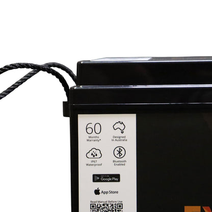 Exotronic - 12V - 180AH - Alpha IP67 Smart Bluetooth Lithium Battery