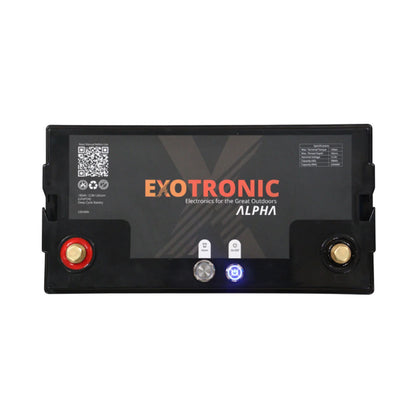 Exotronic - 12V - 180AH - Alpha IP67 Smart Bluetooth Lithium Battery