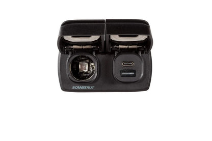 Scanstrut - 12V - Flip Pro Duo - USB-A, USB-C & 12V Accessory Socket