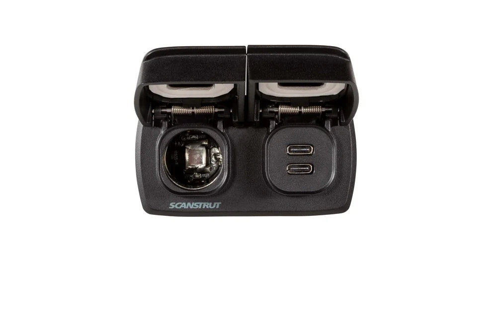 Scanstrut - 12V - Flip Pro Multi - Dual USB-C & 12V Accessory Socket