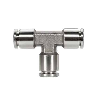 Exotronic - 'T' 10mm OD Stainless Steel PTFE Tube Joiner