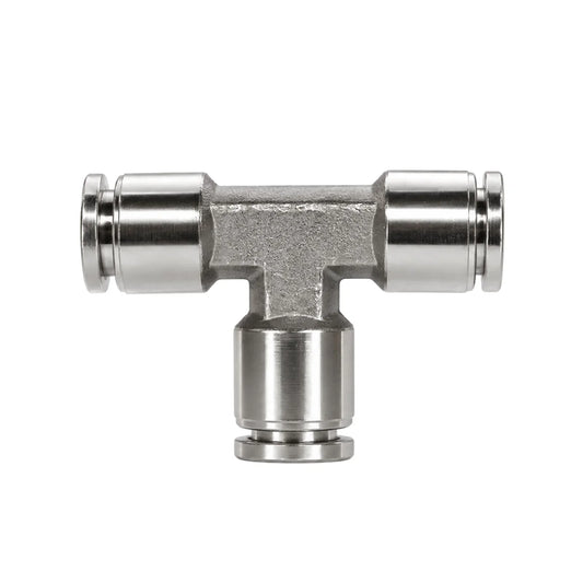 Exotronic - 'T' 10mm OD Stainless Steel PTFE Tube Joiner