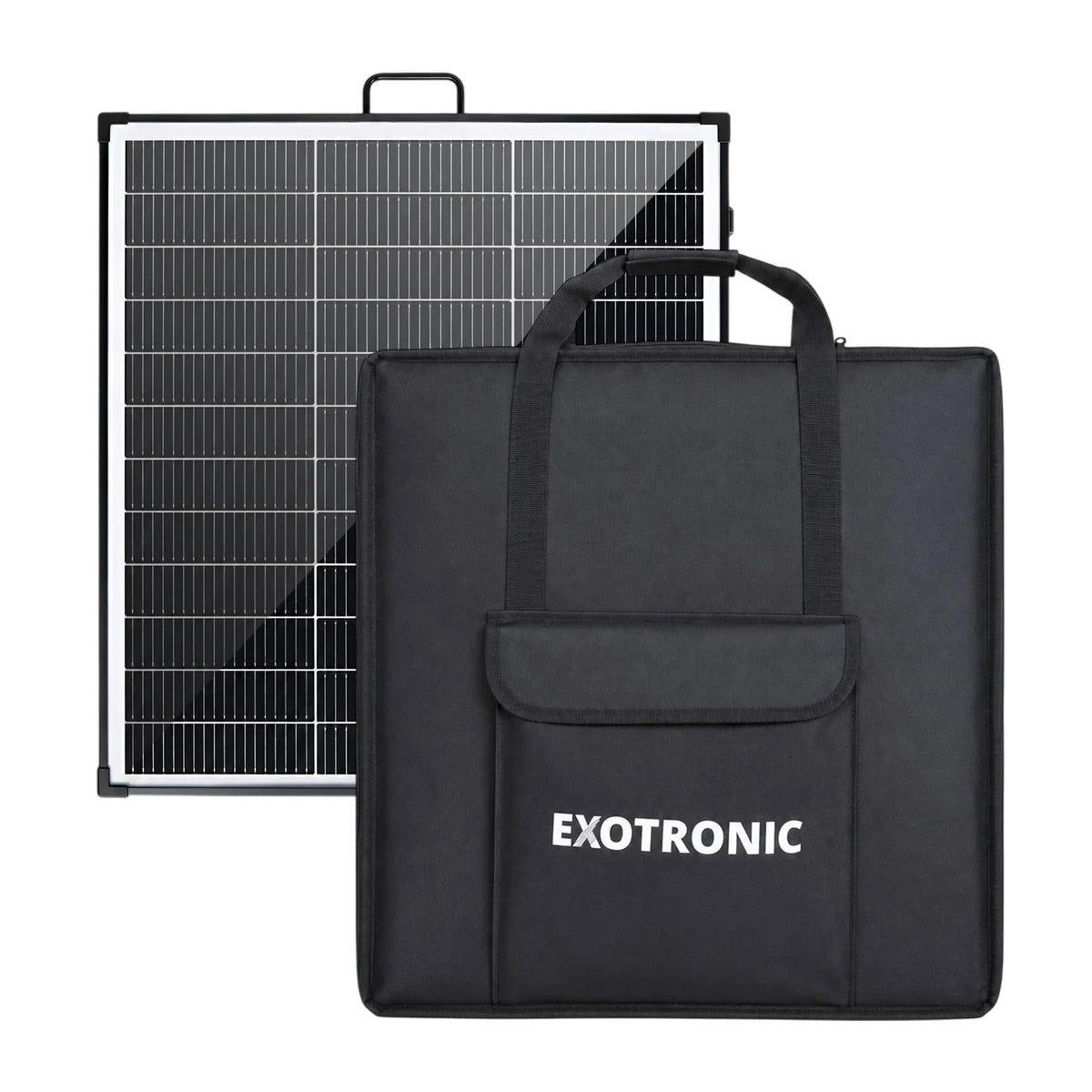 Exotronic - 12V - 200W - Fusion Portable Folding Solar Panel - No Controller