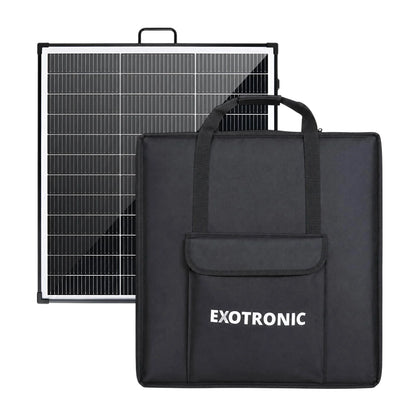 Exotronic - 12V - 200W - Fusion Portable Folding Solar Panel - No Controller