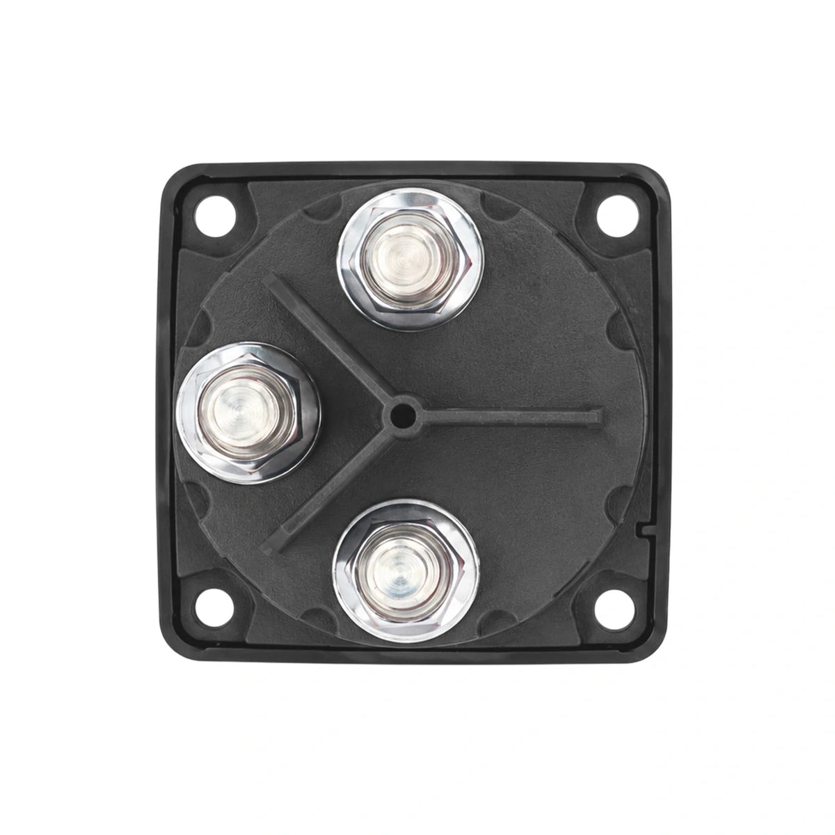 Exotronic - 300A - Black 4 Position (OFF/1/2/1+2) Battery Selector Switch