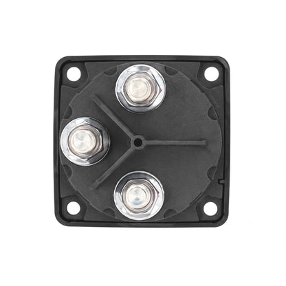 Exotronic - 300A - Black 4 Position (OFF/1/2/1+2) Battery Selector Switch