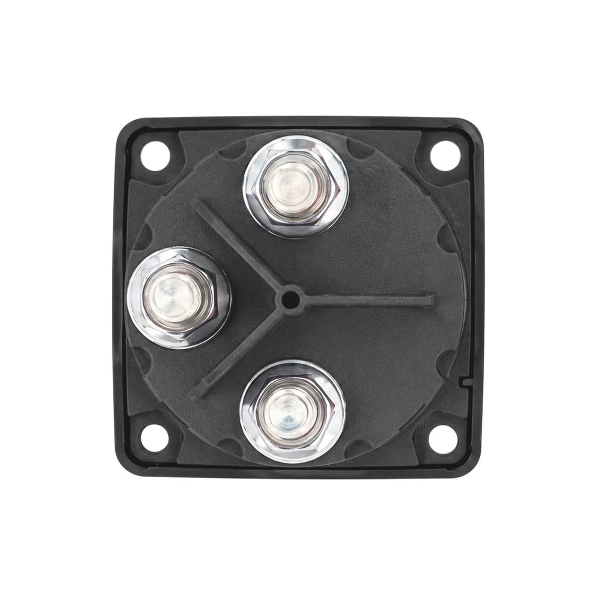 Exotronic - 300A - Black 3 Position (OFF/1/2) Battery Selector Switch